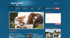 Desktop Screenshot of importgenetic.com